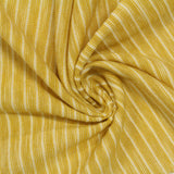 Yellow Stripe Jersey Knit, Cotton-Poly — photo 2