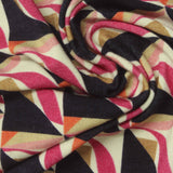Black Geometric Knit, Spandex — photo 2