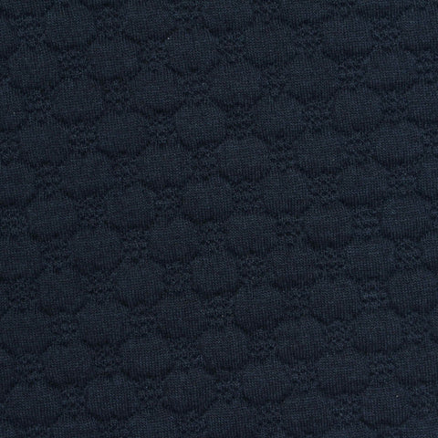 Dark Blue Geometric Jacquard, Polyester, 365 gsm