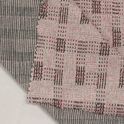Dark Brown Dots Bouclé, Polyester