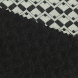 Black Geometric-Square Jacquard, Polyester — photo 2