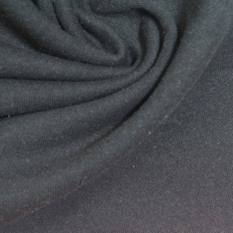 Dark Grey Marl French Terry, Cotton-Poly, 305 gsm
