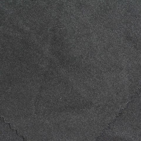 Dark Grey Marl Velvet, Polyester, 260 gsm