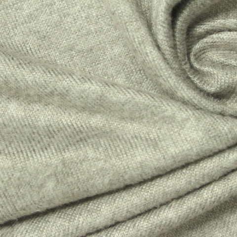 Light Grey Heathered-Marl Milk Silk Knit, Polyester