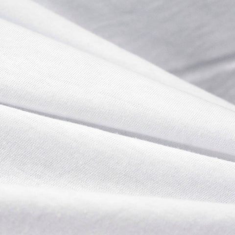 100% Cotton Jersey Knit Fabric, 102 gsm, 59 cm — White