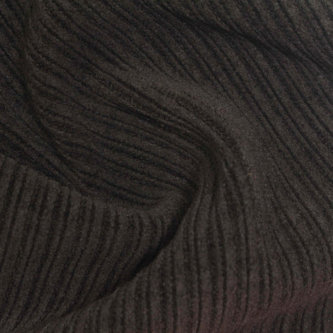 Polyester Stretch Corduroy Fabric, 450 gsm, 145 cm — Grey