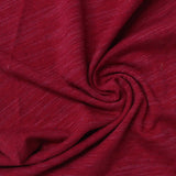 Red Marl Jersey Knit, Cotton-Poly — photo 2