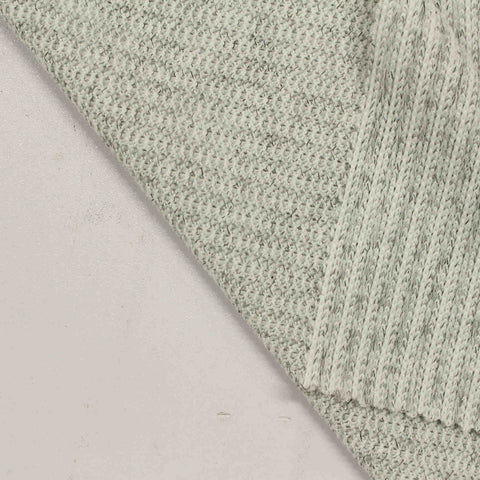 Light Grey Marl Chunky Knit, Polyester, 200 gsm