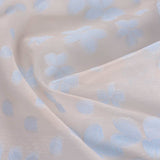 Light Blue Floral Jacquard, Viscose-Poly — photo 2