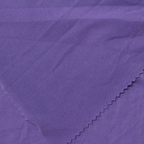 Polyester Stretch Milk Silk Knit Fabric, 175 gsm, 170 cm — Purple