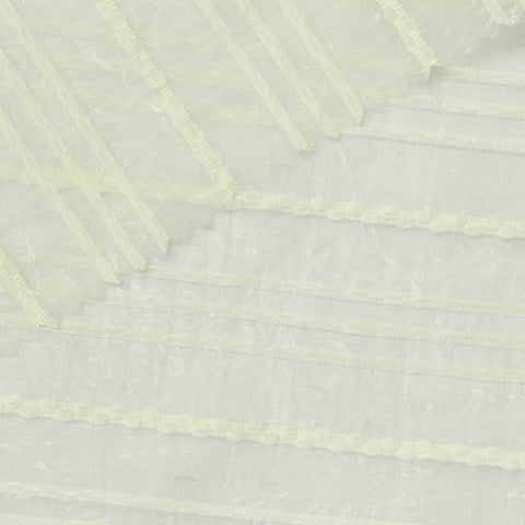 Off-White Horizontal-Band Jacquard, Poly-Nylon