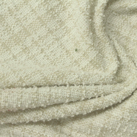 Cream Textured Bouclé, Polyester