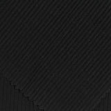 Viscose Rib Knit Fabric, 417 gsm, 155 cm — Black — photo 2