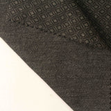 Dark Grey Diamond Interlock Knit, Poly-Viscose — photo 2