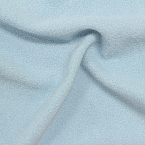 100% Polyester Fleece Fabric, 240 gsm, 155 cm — Blue