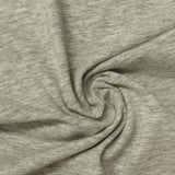 Light Grey Heather Jersey Knit, Cotton-Poly — photo 2