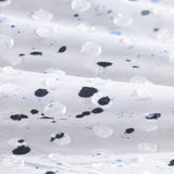 Black Splatters Woven, Polyester — photo 2