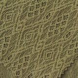 Olive Openwork Warp Knit, Polyester — photo 2