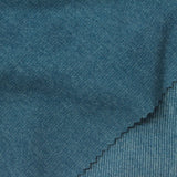 Cotton Polyester Stretch Scuba Knit Fabric, 215 gsm, 160 cm — Blue — photo 2