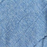 Blue Marl Jersey Knit, Polyester — photo 2