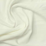Polyester Stretch Rib Knit Fabric, 250 gsm, 162 cm — White — photo 2