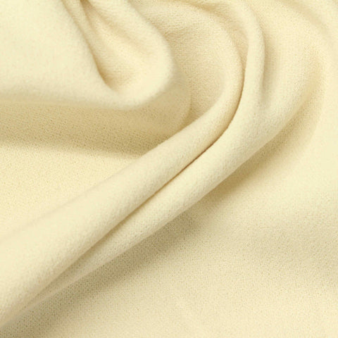 Polyester Stretch Scuba Knit Fabric, 237 gsm, 155 cm — Yellow