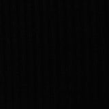 Viscose Stretch Rib Knit Fabric, 180 gsm, 155 cm — Black — photo 2