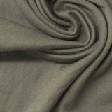 Brushed Polyester Stretch Milk Silk Knit Fabric, 163 gsm, 170 cm — Khaki — photo 2