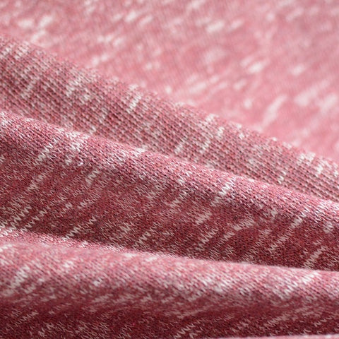 Pink Marl Chunky Knit, Polyester, 460 gsm