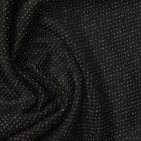 Silver Dots Knit, Polyester, 190 gsm