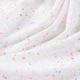 White Marl Jersey Knit, Polyester — photo 2