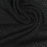 Black Marl Jersey Knit, Polyester — photo 2