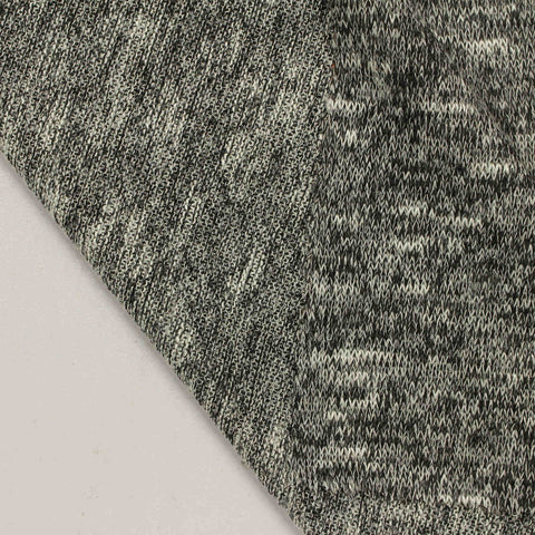 Charcoal Marl Chunky Knit, Poly-Viscose