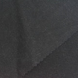 Polyester Viscose Stretch Rib Knit Fabric, 550 gsm, 168 cm — Black — photo 2