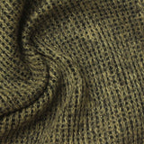 Dark Brown Marl Rib Knit, Polyester — photo 2