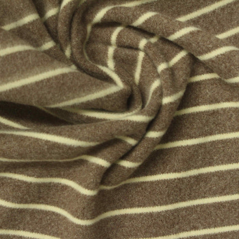 Cream Stripes Velvet, Polyester, 270 gsm, 183 cm, ref EF-259659