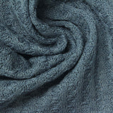 Polyester Viscose Waffle Knit Fabric, 300 gsm, 130 cm — Blue — photo 2