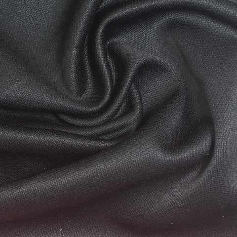 Black Piqué Knit, Polyester