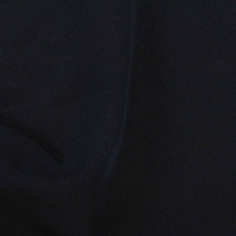 Polyester Viscose Stretch Woven Fabric, 198 gsm — Black