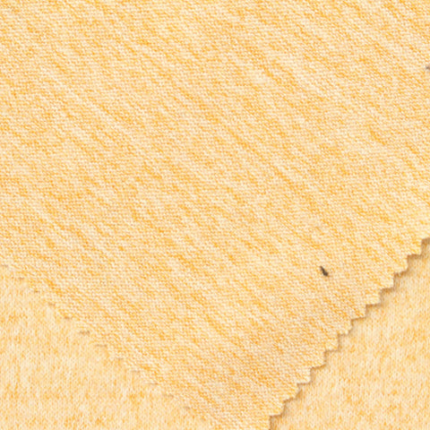 Light Yellow Marl Jersey Knit, Viscose-Poly, 217 gsm