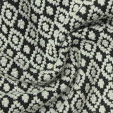 Black Geometric-Diamond Jacquard, Polyester — photo 2