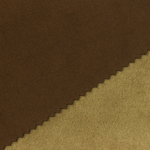 Polyester Stretch Faux Suede Fabric, 350 gsm, 150 cm — Khaki
