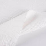 White Tone-on-Tone Floral Jacquard, Cotton — photo 2