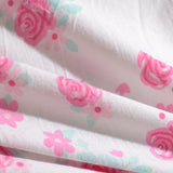 Pink Roses Chunky Knit, Polyester — photo 2