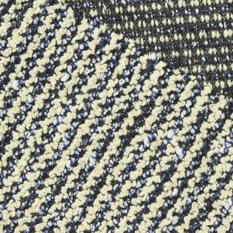 Black Marl Chunky Knit, Poly-Cotton, 380 gsm