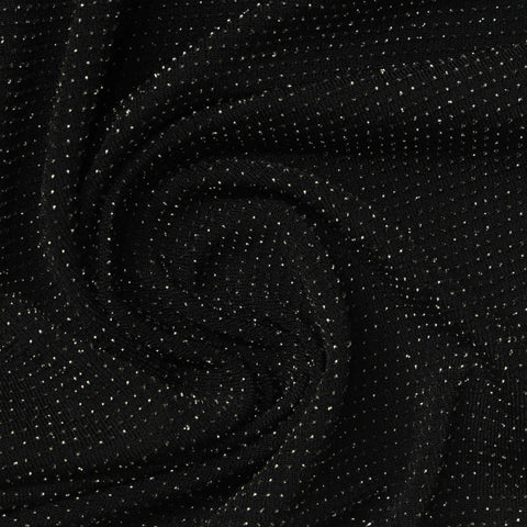 Black Marl Knit, Nylon, 170 gsm