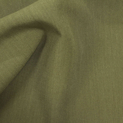 Polyester Viscose Stretch Woven Fabric, 197 gsm — Green