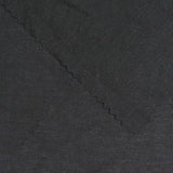 Viscose Nylon Piqué Knit Fabric, 130 gsm, 165 cm — Black — photo 2