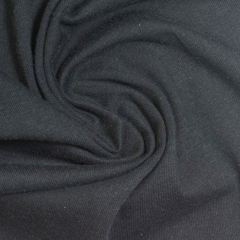 Cotton Polyester Jersey Knit Fabric, 220 gsm, 150 cm — Navy