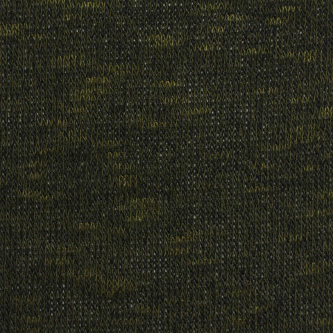 Dark Green Marl Chunky Knit, Poly-Viscose, 205 gsm
